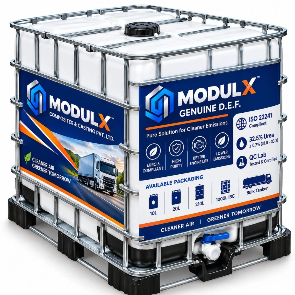 MODULX Genuine D.E.F. 1000 litre IBC tank